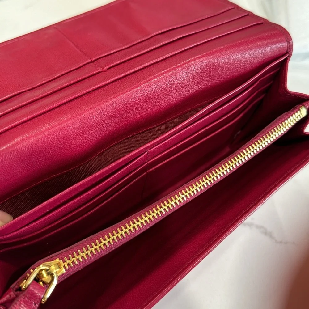 Prada Italy Leather Wallet
